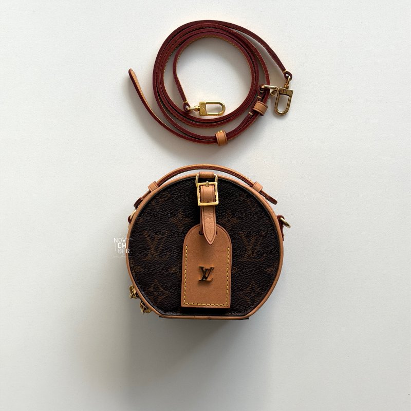 閒置新有購證🙌🏻 Louis Vuitton LV 路易威登 老花圓餅包 迷你-1