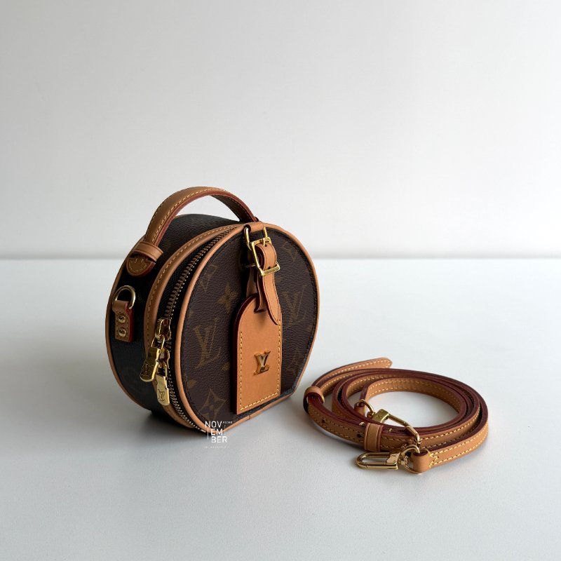 閒置新有購證🙌🏻 Louis Vuitton LV 路易威登 老花圓餅包 迷你-5