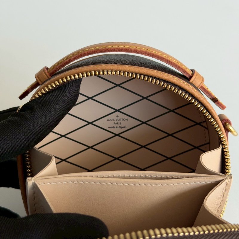 閒置新有購證🙌🏻 Louis Vuitton LV 路易威登 老花圓餅包 迷你-7