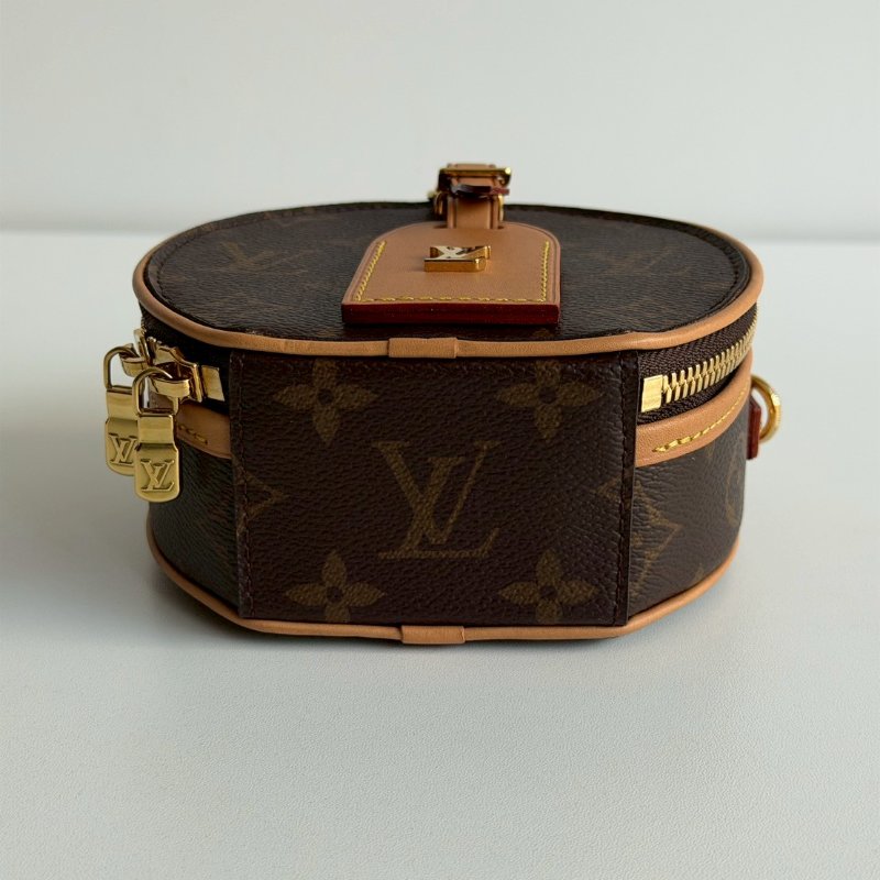 閒置新有購證🙌🏻 Louis Vuitton LV 路易威登 老花圓餅包 迷你-15