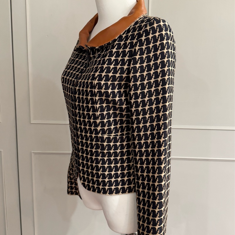 《新歡舊愛》老香正品CHANEL香奈兒千鳥紋小羊皮外套-2