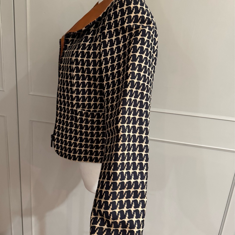 《新歡舊愛》老香正品CHANEL香奈兒千鳥紋小羊皮外套-6