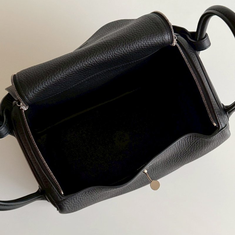 99新🆕 Hermès 愛馬仕 Lindy 26 黑色銀釦-8