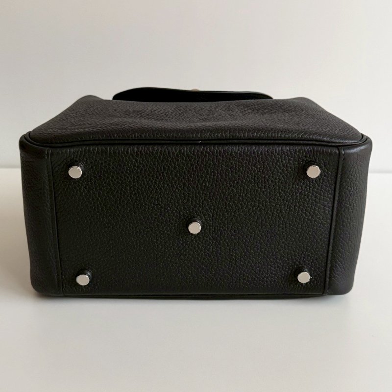 99新🆕 Hermès 愛馬仕 Lindy 26 黑色銀釦-10