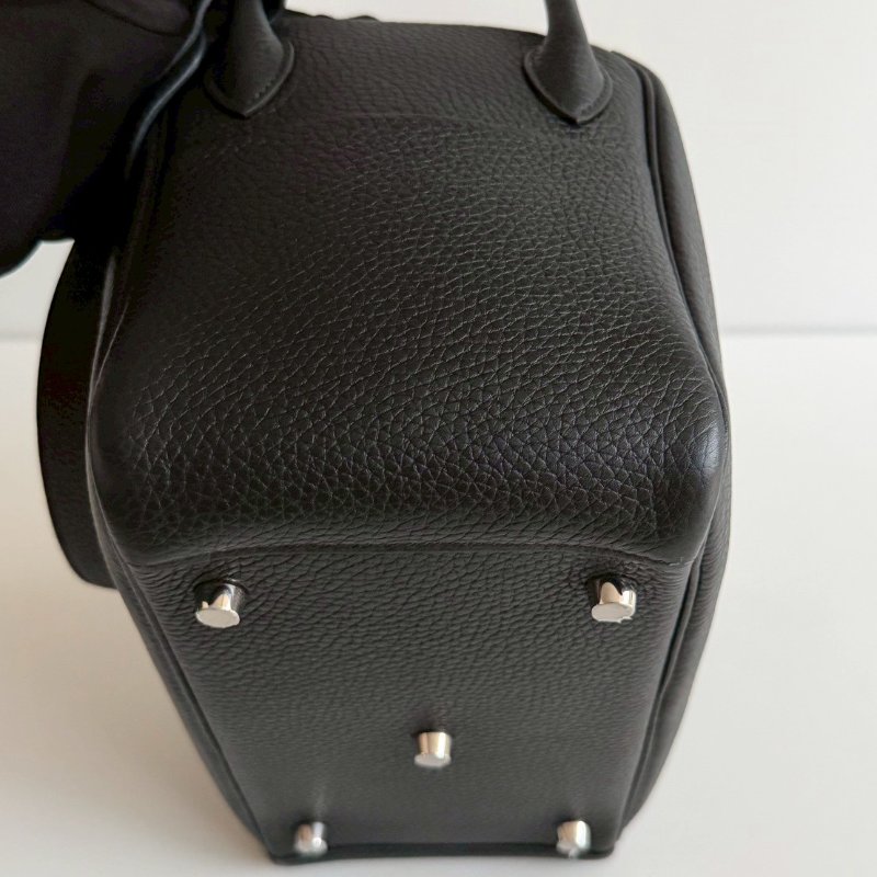 99新🆕 Hermès 愛馬仕 Lindy 26 黑色銀釦-13