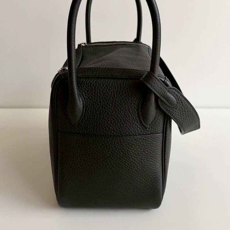 99新🆕 Hermès 愛馬仕 Lindy 26 黑色銀釦-14