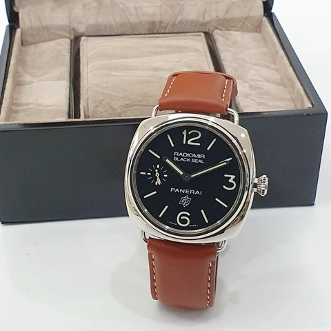 【大眾名錶】PANERAI 沛納海 PAM00380 RADIOMIR系列 黑面 洋蔥頭 小秒針 原廠扣 代用錶帶 G118