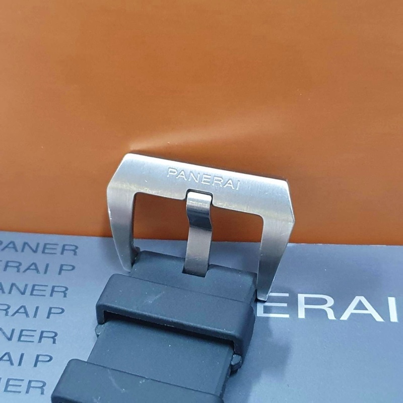 【大眾名錶】PANERAI沛納海 PAM00351 巧克力三明治面盤 2015/02 小秒針 龍頭護橋 代用膠帶 原廠扣 附原廠帶 G108-6