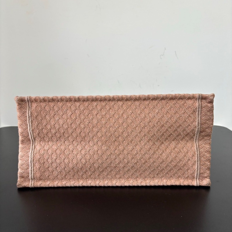 Dior Book Tote 裸色鏤空手提包37*27.5 *16.5 99新配件保卡塵袋-5