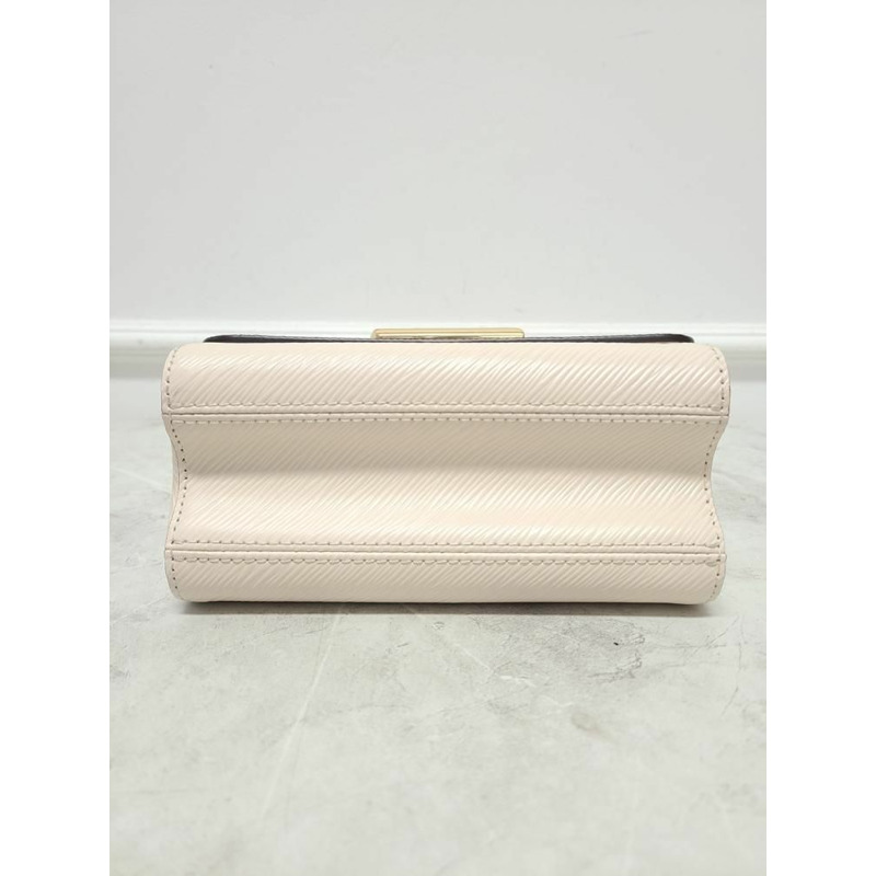 【包稅】LOUIS VUITTON 石英白金琺瑯吊墜扭紋單肩包-6