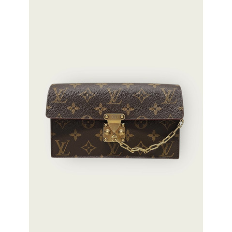 【包稅】LOUIS VUITTON Virgil Abloh X S Lock Monogram 金鍊腰包