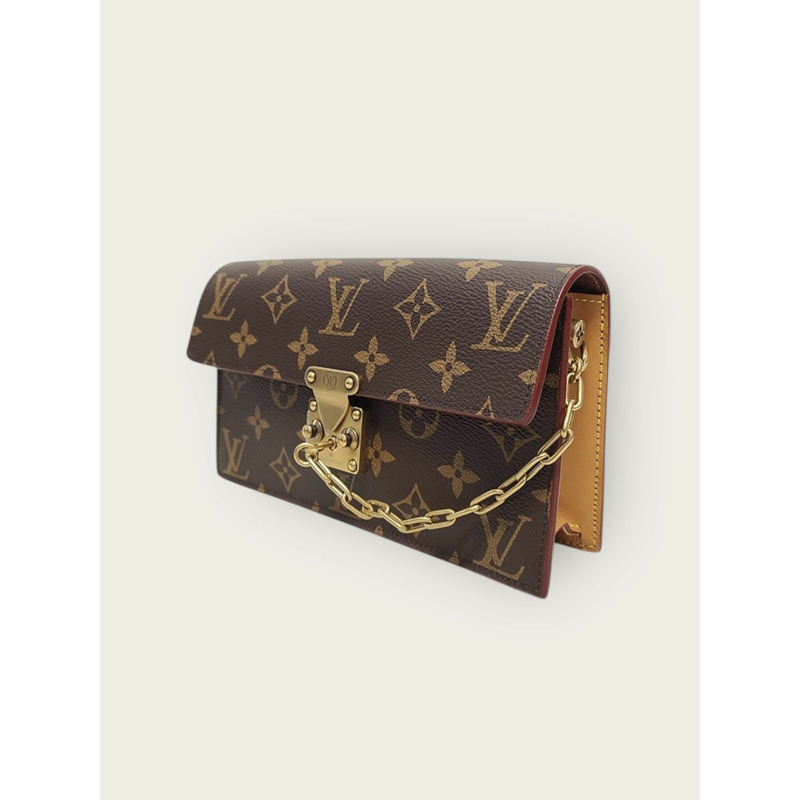 【包稅】LOUIS VUITTON Virgil Abloh X S Lock Monogram 金鍊腰包-1