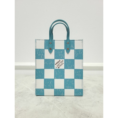 【包稅】LOUIS VUITTON Virgil Abloh Damier Sac Plat 手提斜背包