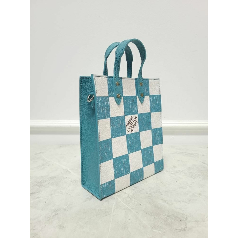 【包稅】LOUIS VUITTON Virgil Abloh Damier Sac Plat 手提斜背包-2