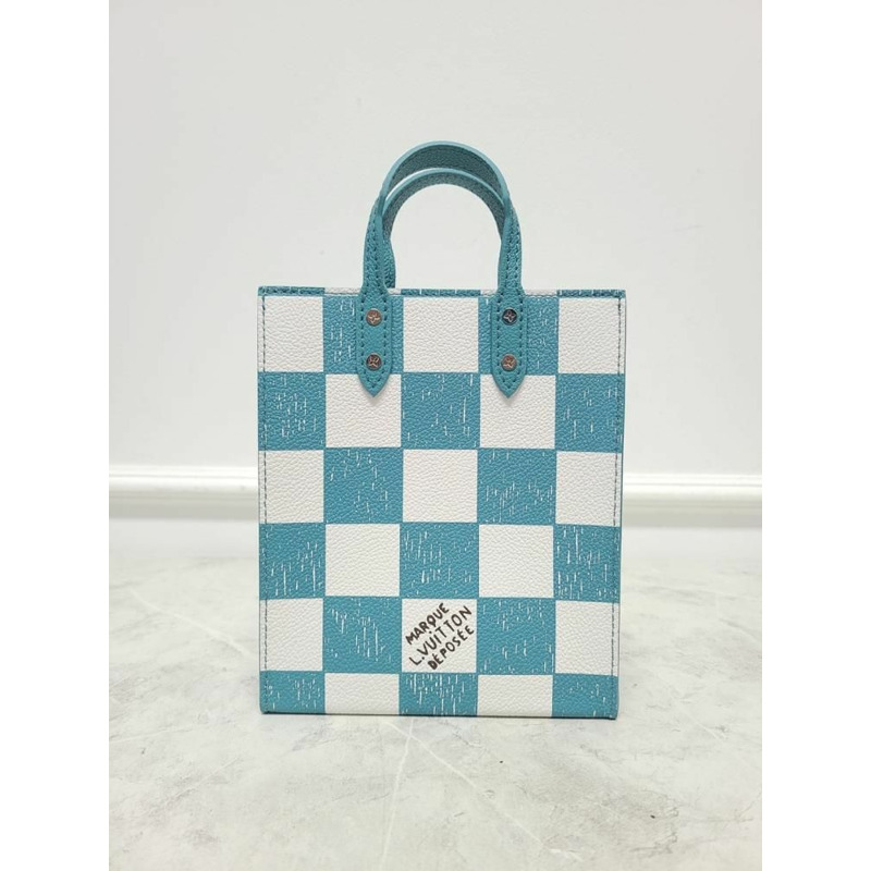 【包稅】LOUIS VUITTON Virgil Abloh Damier Sac Plat 手提斜背包-5