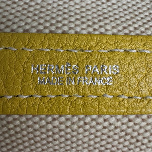 Hermès Garden Party 花園系列 鵝黃色托特包-10