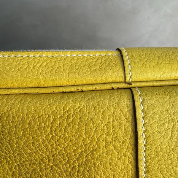 Hermès Garden Party 花園系列 鵝黃色托特包-14