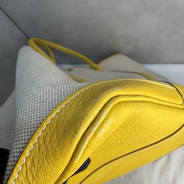 Hermès Garden Party 花園系列 鵝黃色托特包-18