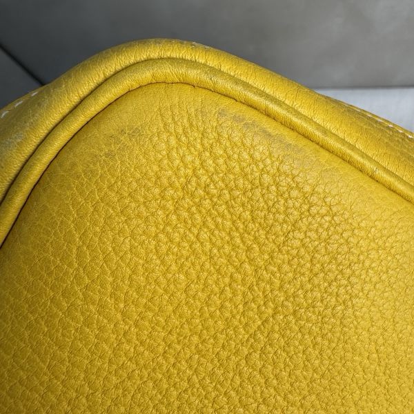 Hermès Garden Party 花園系列 鵝黃色托特包-19