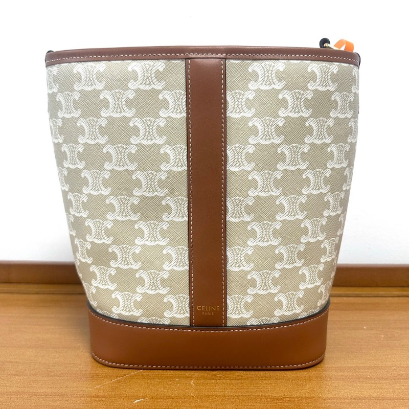 Celine水桶小號米棕色 斜背包18*22*12 全新閒置配件塵袋購證-1