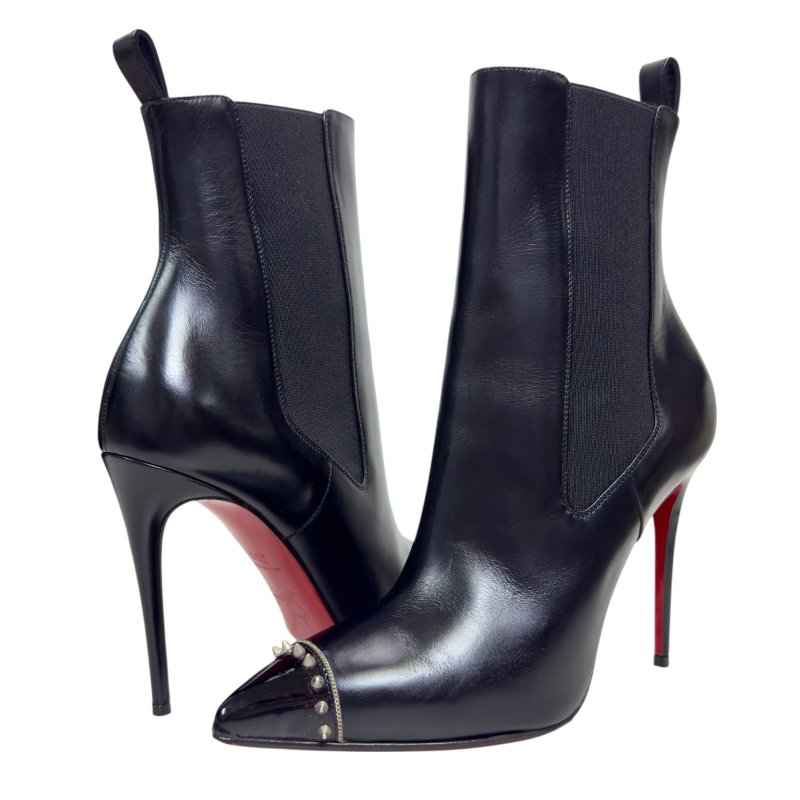 CHRISTIAN LOUBOUTIN Banjo 高踭短靴 100MM-0