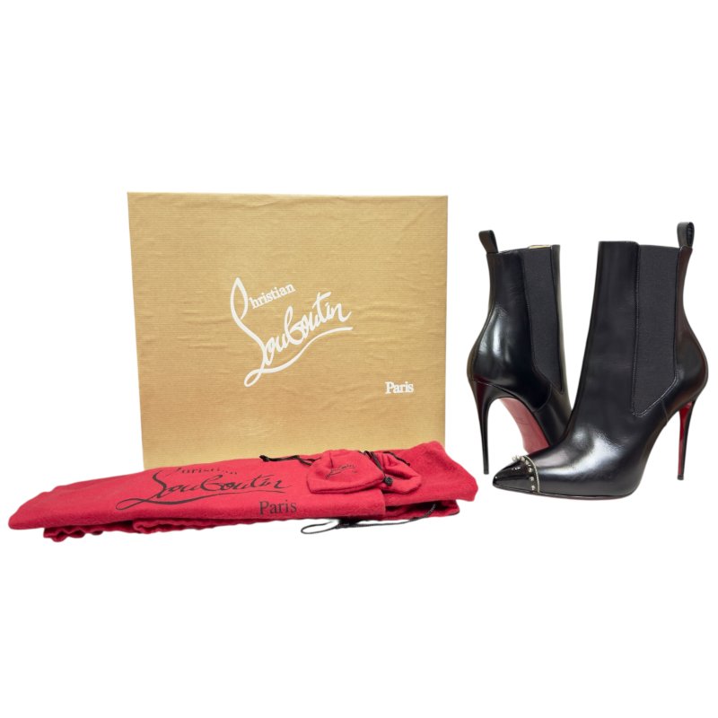 CHRISTIAN LOUBOUTIN Banjo 高踭短靴 100MM-1