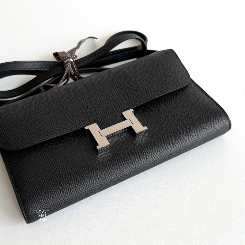 99新🆕 Hermès 愛馬仕 Constance To Go 黑色銀釦-2