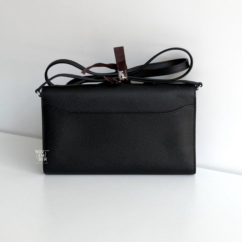 99新🆕 Hermès 愛馬仕 Constance To Go 黑色銀釦-6