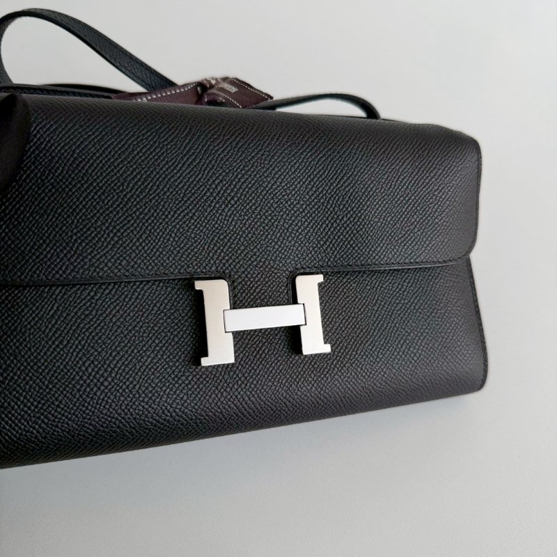99新🆕 Hermès 愛馬仕 Constance To Go 黑色銀釦-7