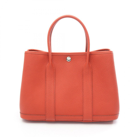 愛馬仕花園派對TPM手提包，U Negonda皮革，Sanguine色，二手女款，SHW