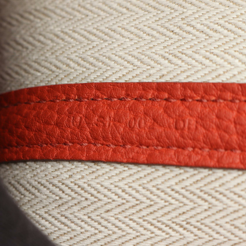 愛馬仕花園派對TPM手提包，U Negonda皮革，Sanguine色，二手女款，SHW-4