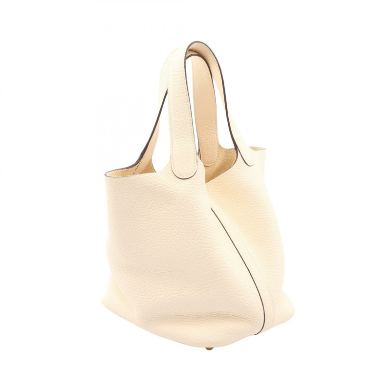 愛馬仕 Picotin Lock PM 手提包 Z Taurillon Clemence Nata 二手女士金扣-1