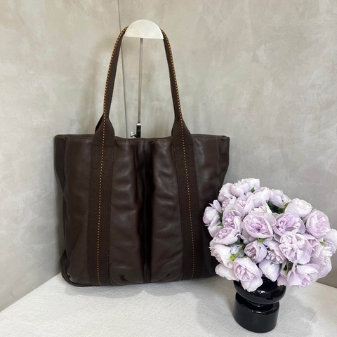 Hermès 中古咖色手提肩背包