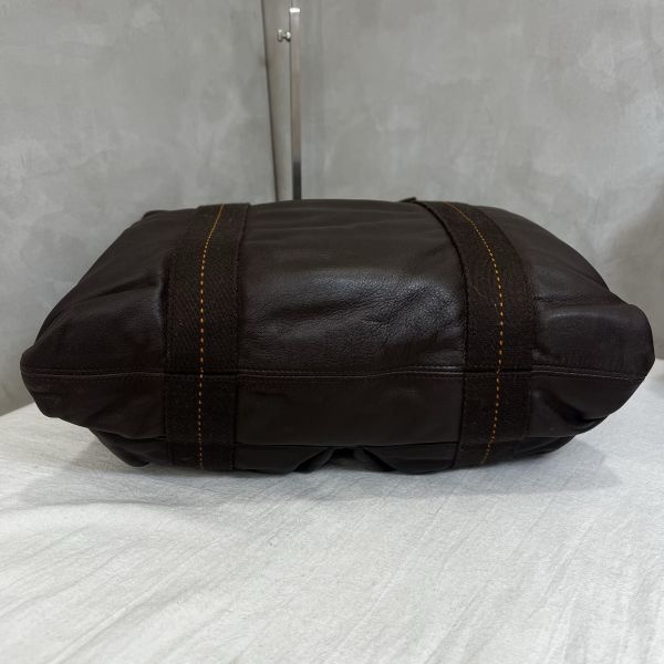 Hermès 中古咖色手提肩背包-7