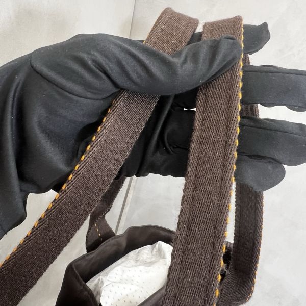 Hermès 中古咖色手提肩背包-8