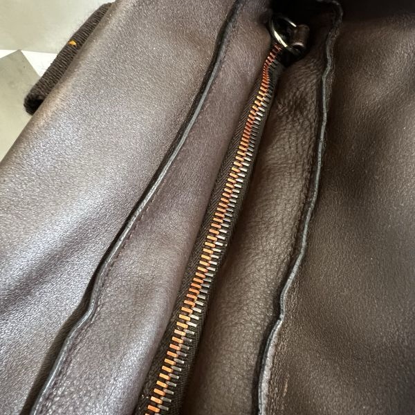 Hermès 中古咖色手提肩背包-10