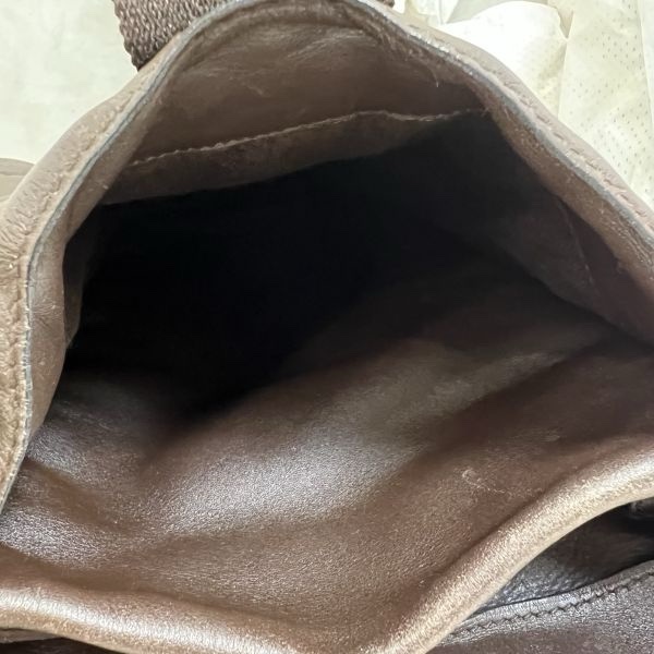 Hermès 中古咖色手提肩背包-13