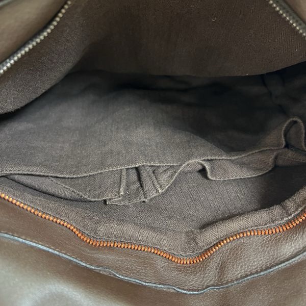 Hermès 中古咖色手提肩背包-16