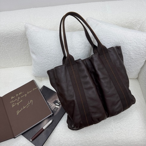 Hermès 中古咖色手提肩背包