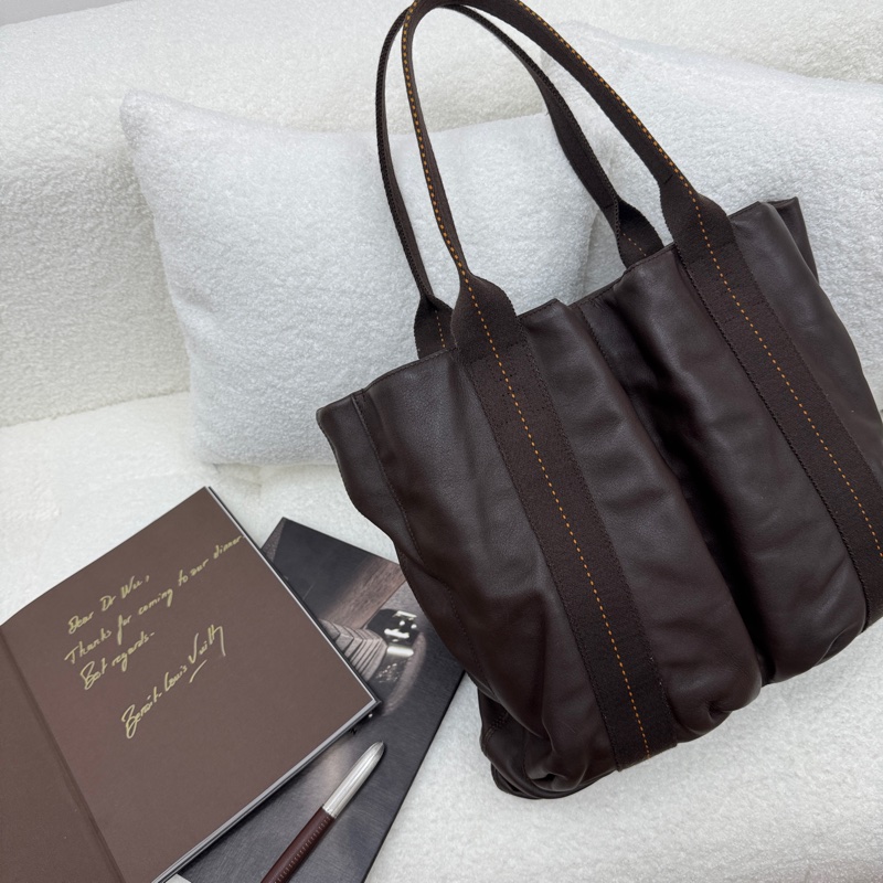 Hermès 中古咖色手提肩背包-1