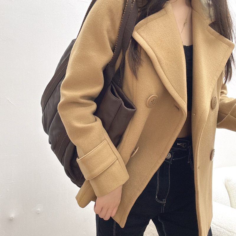 Hermès 中古咖色手提肩背包-4