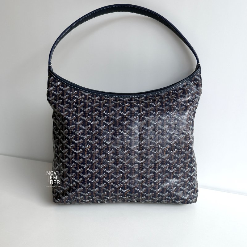 閒置新有購證🙌🏻 Goyard 戈雅 Hobo 深藍💙-0