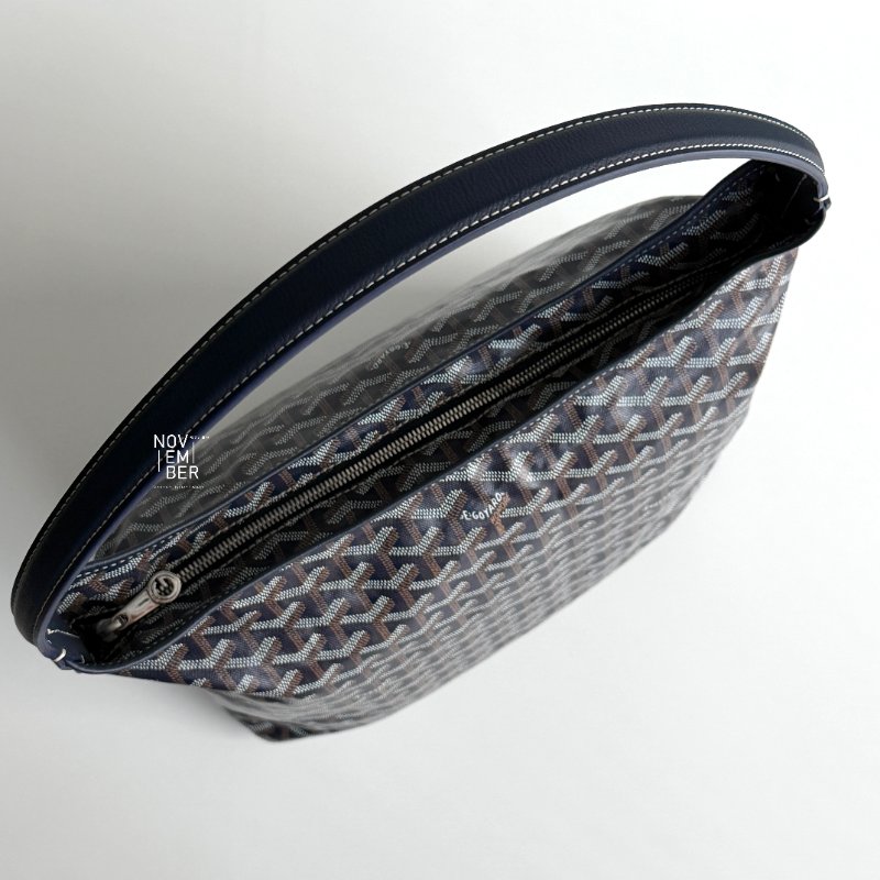 閒置新有購證🙌🏻 Goyard 戈雅 Hobo 深藍💙-2