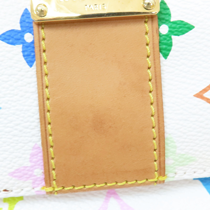 白彩 原花帆布 Speedy 30 波士頓包 手提包【LOUIS VUITTON LV 路易威登】 M92643-13