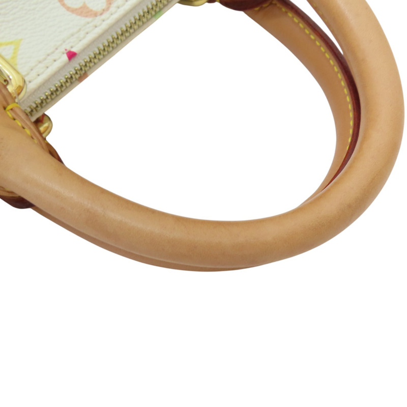 白彩 原花帆布 Speedy 30 波士頓包 手提包【LOUIS VUITTON LV 路易威登】 M92643-15