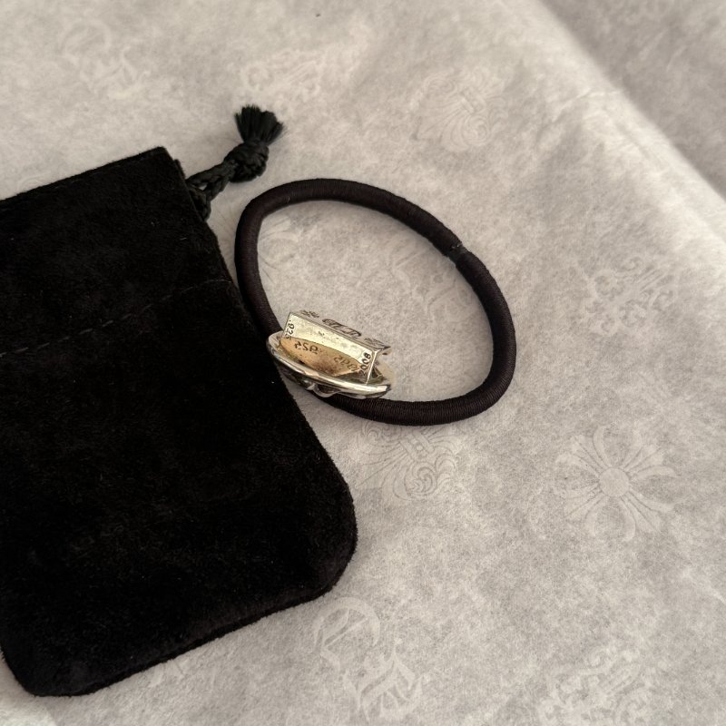 Chrome Hearts 克羅心 經典十字花 髪圈-3