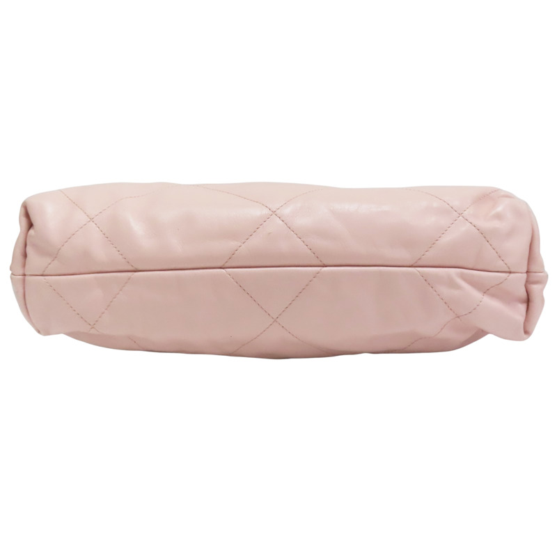 粉色 牛皮 22 肩背包【CHANEL 香奈兒】 AS3260-3