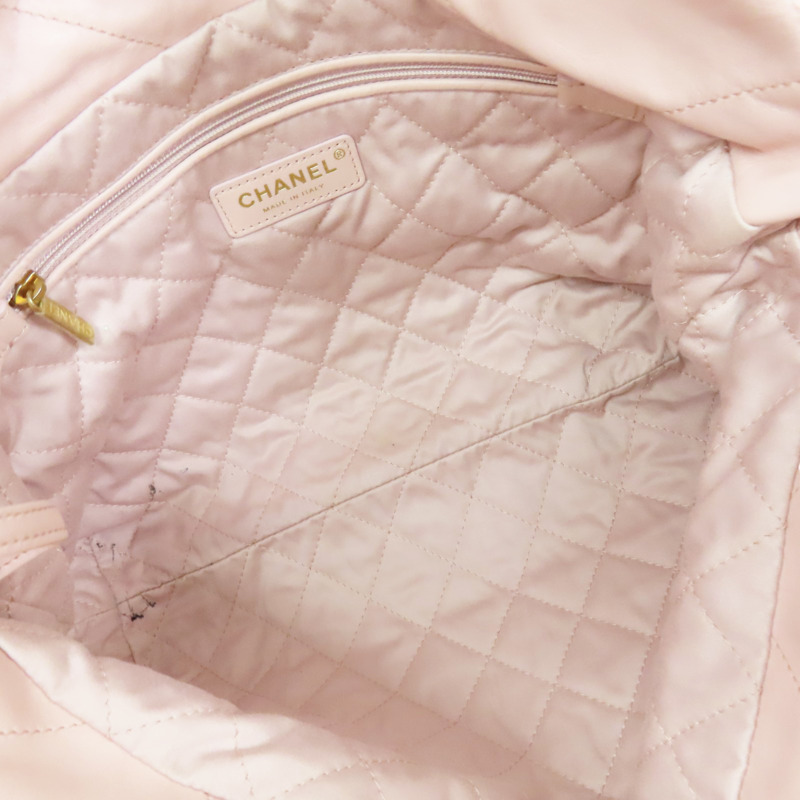 粉色 牛皮 22 肩背包【CHANEL 香奈兒】 AS3260-4