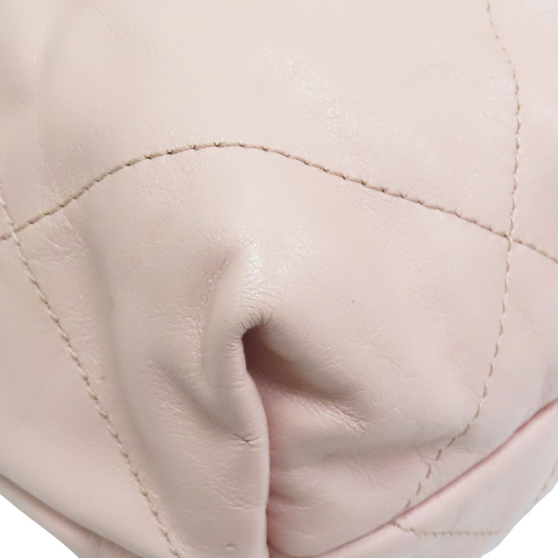 粉色 牛皮 22 肩背包【CHANEL 香奈兒】 AS3260-10