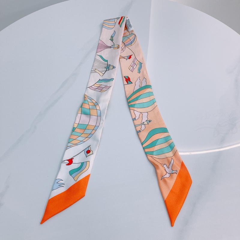 MS0507 HERMES 愛馬仕遊樂場圖案小絲巾TWILLY LES FOLIES DU CIEL SILK-3